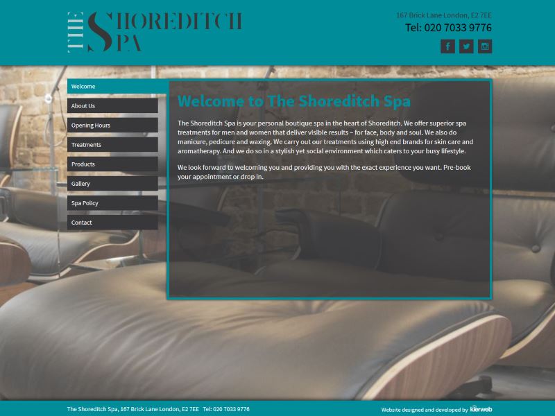 The Shoreditch Spa - A personal boutique spa in the heart of Shoreditch, London