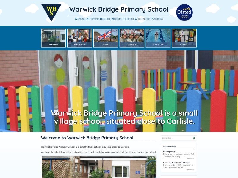 Warwick Bridge Primary School - Warwick Bridge Primary School is a small village school, situated close to Carlisle.